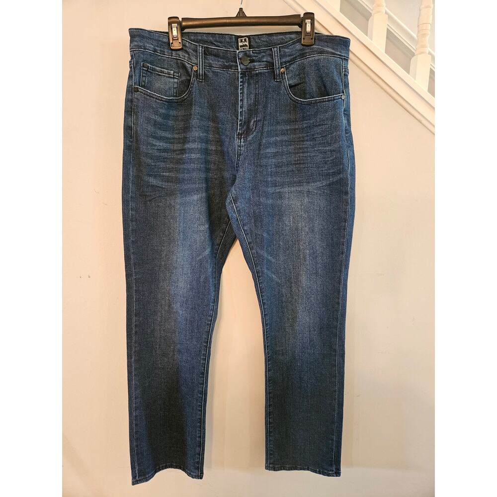 Very Nice Ike Behar Jeans Men 34x30 Straight Leg Cotton Poly Spandex Comfort